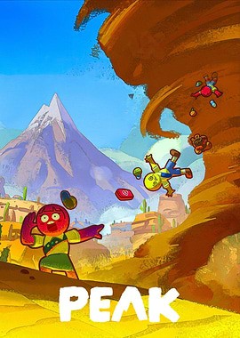 Cartoon Desert Adventure : Falling Climbers