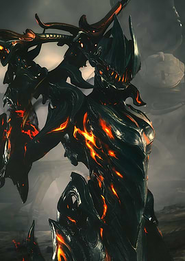 Warframe Dark Lava Warrior