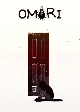 Omori game poster with door
