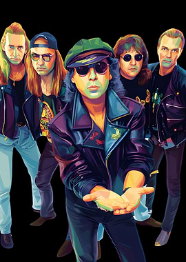 Scorpions Band Portrait