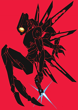 Red Robot Warrior UltraKill