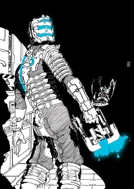 Dead Space Isaac Clarke Illustration