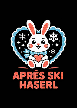Après Ski Haseri Bunny Illustration