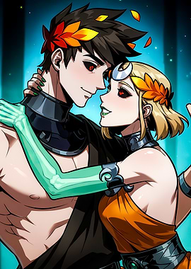 Hades and Persephone Embrace