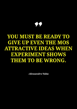 Alessandro Volta Quote on Ideas