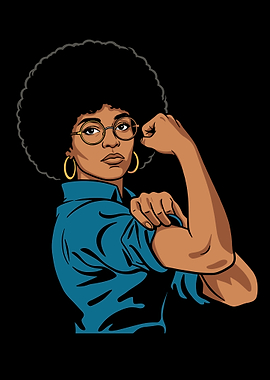 We Can Do It Woman Illustration