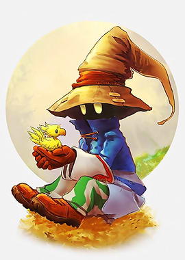 Vivi Ornitier with Chocobo Chick