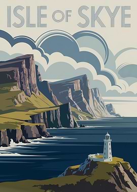 Isle of Skye Travel Poster