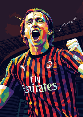 Luca Modric Pop Art Celebration