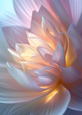 Abstract Floral Bloom