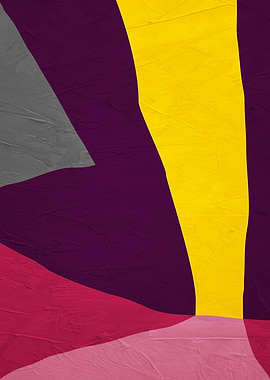 Abstract Color Block Art