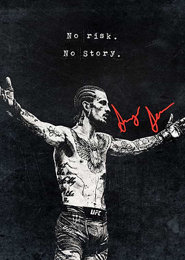 Inspirational Gym Poster – No Risk. No Story.