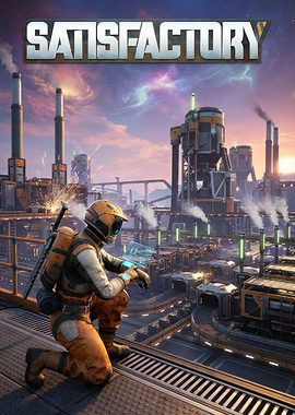 Satisfactory Game Industrial Landscape