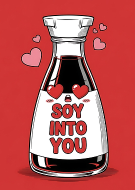 Soy Into You Cartoon Illustration