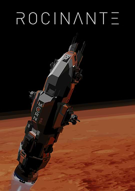 Rocinante Spaceship Pixel Art