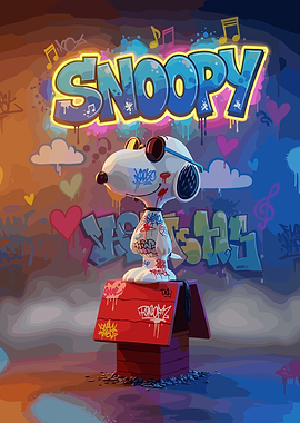 Snoopy Graffiti Art