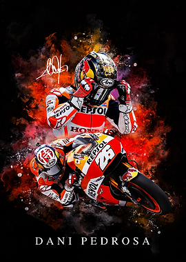 Dani Pedrosa Motorcycle Racing
