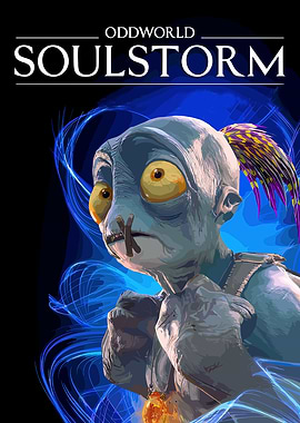 Oddworld Soulstorm Game Cover Art