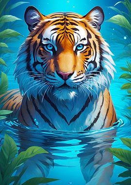 Tiger in Water