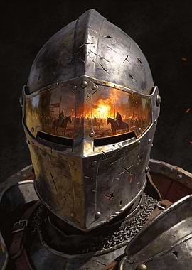 Knight with Battle Reflection