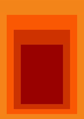 Nested Squares in Warm Tones