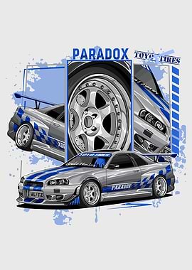 Paradox Car Illustration