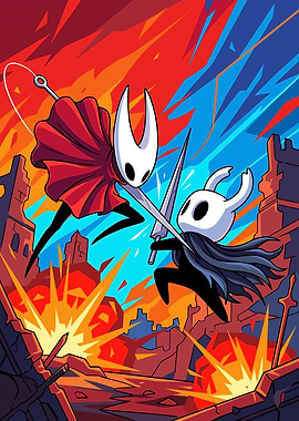 Hollow Knight: Hornet vs. The Knight