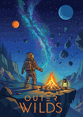 Outer Wilds: Astronaut by Campfire