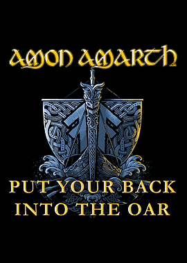 Amon Amarth Viking Ship Artwork