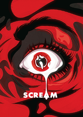 Scream Movie Poster Eye