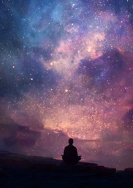 Meditating under the stars