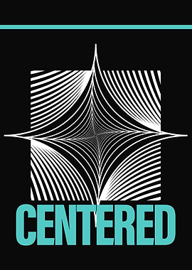 Centered Abstract Geometric Design