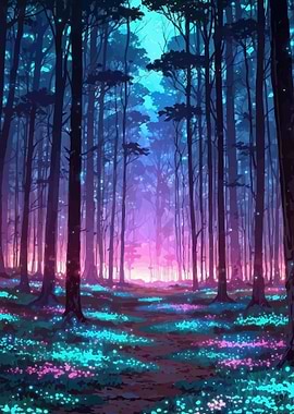 Enchanted Forest at Twilight
