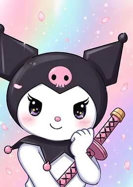 Kuromi with Katana