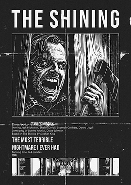 The Shining Movie Poster Art