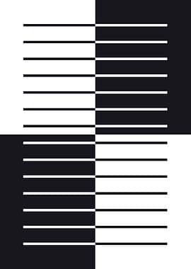 Abstract Black and White Lines Pattern