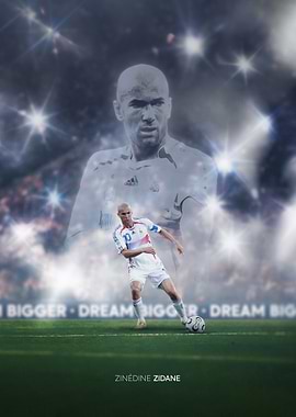 Zinedine Zidane Football Legend
