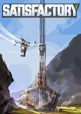 Satisfactory Game Cover Art