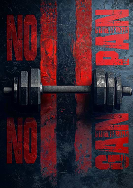 No Pain No Gain Barbell