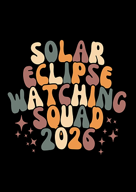 Solar Eclipse Watching Squad 2026