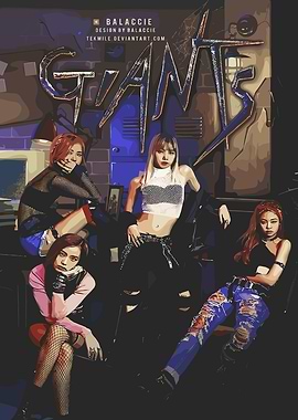 Giants: Four Women in Urban Setting