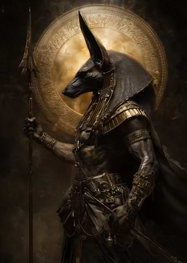 Anubis Warrior with Spear