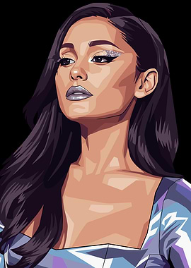 Ariana Grande Digital Portrait