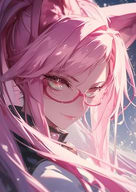 Kokonoe Blazblue Anime Girl with Cat Ears