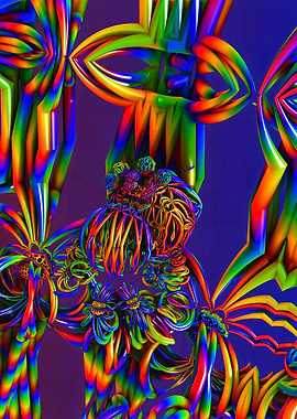 Colorful Abstract Fractal Art