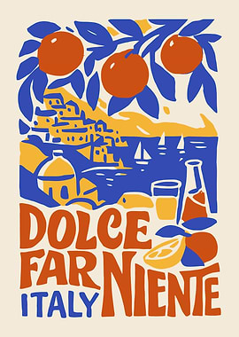 Dolce Far Niente Italy Art