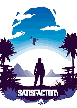 Satisfactory Game Poster