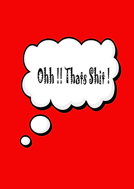 Ohh!! Thats Shit! Comic Style
