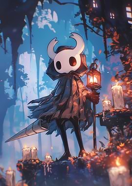 Hollow Knight with Lantern