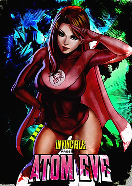 Invincible Presents Atom Eve Comic Art